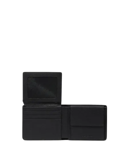 Piquadro Cronus compact men's wallet, black