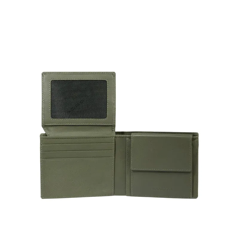 Portafogli uomo piccolo con porta monete e porta...