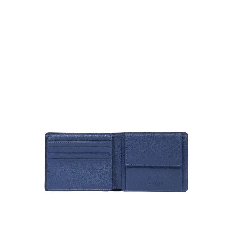 Piquadro Than small men's wallet, blue 2