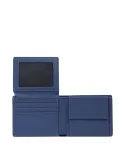 Piquadro Than kleine Herren-Geldbörse, blau