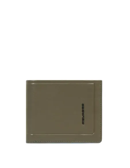 Portafoglio uomo con volantino porta documenti, porta carte di credito Piquadro Atlas, verde