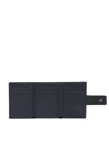 Herren-Mini-Geldbörse mit Münzfach Piquadro Than, schwarz