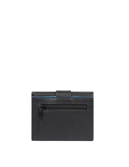 Portafogli uomo piccolo con porta monete Piquadro, nero