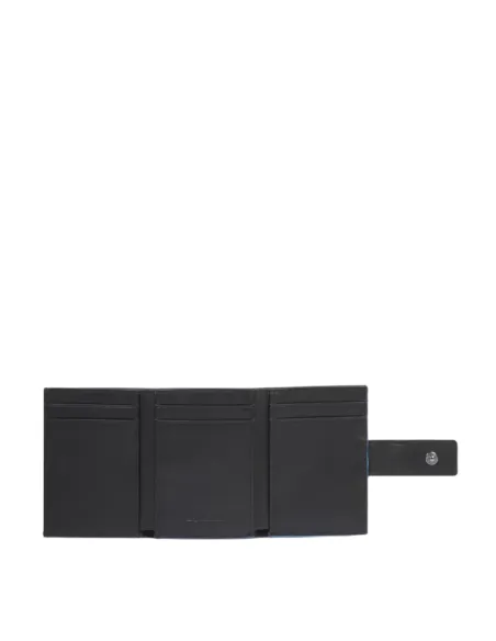Piquadro Atlas small leather men's wallet, black