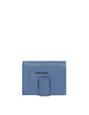 Piquadro Atlas small leather men's wallet, avio