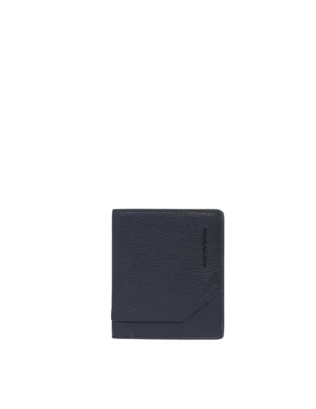 Piquadro Than small vertical men's wallet, black