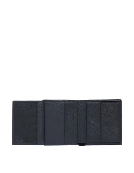 Piquadro Than small vertical men's wallet, black