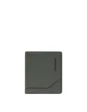 Piquadro Than small vertical men's wallet, green