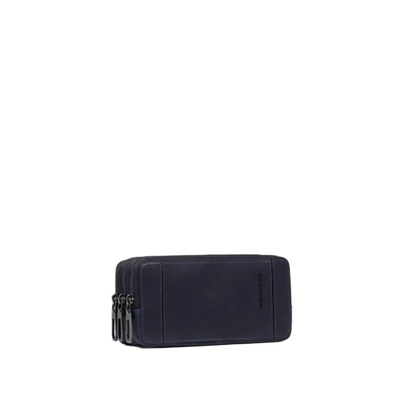 Piquadro Cronus Clutch Tasche für Herren, blau 2