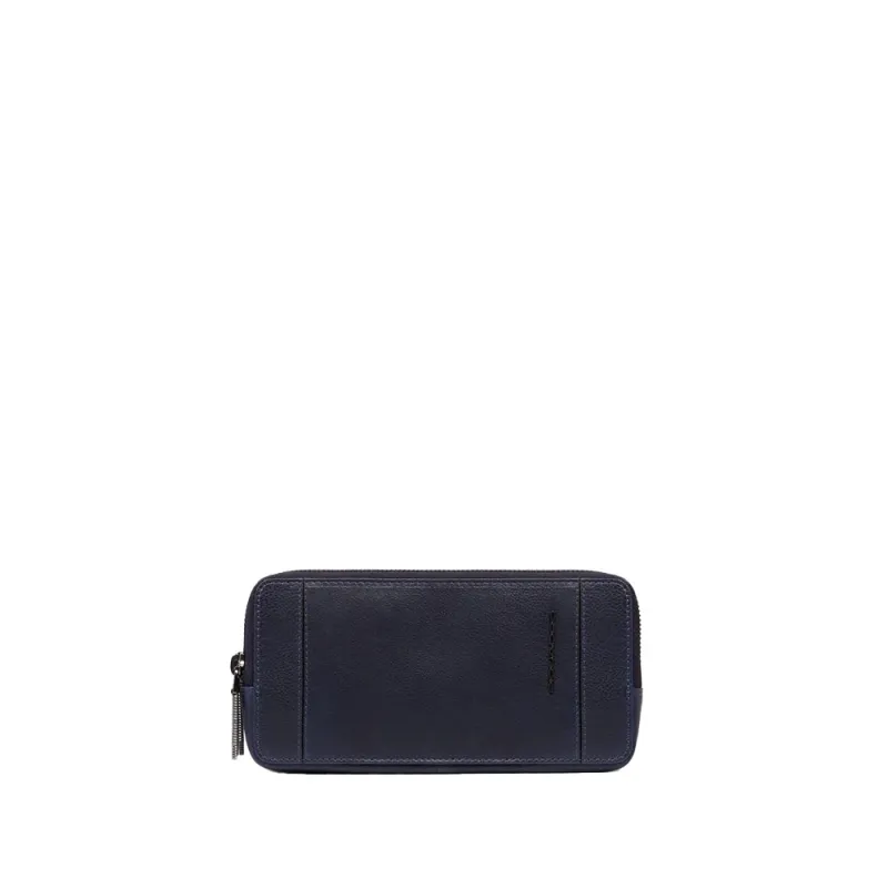 Men's Piquadro Cronus clutch bag, blue