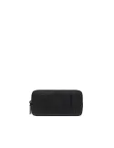 Pochette uomo in pelle a tre comparti Piquadro Cronus, nera