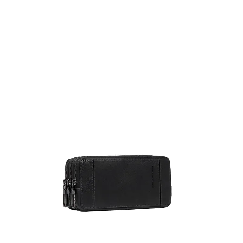Men's Piquadro Cronus clutch bag, black 2