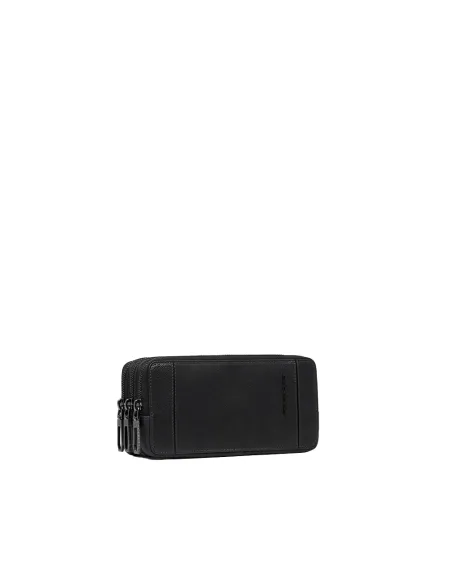 Piquadro Cronus Clutch Tasche für Herren, schwarz