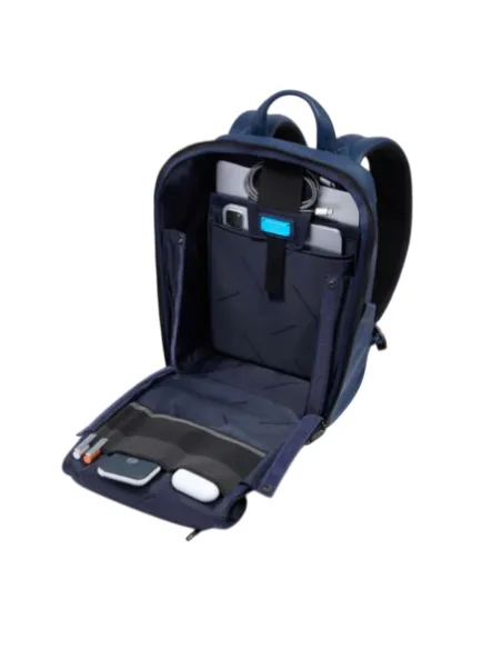 Zaino piccolo porta pc da 13,3 Piquadro Than, blu