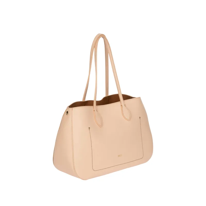 Shopping in pelle Brics Gondola, rosa 2