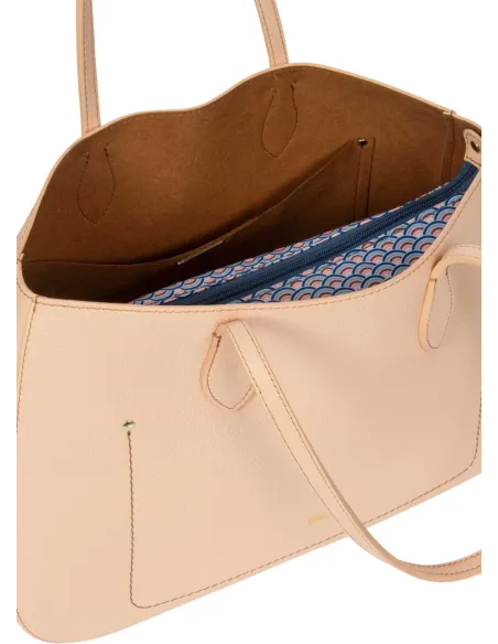 Shopping in pelle Brics Gondola, rosa