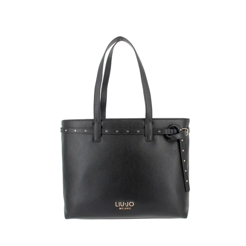 Liu Jo shopping bag with zip, black