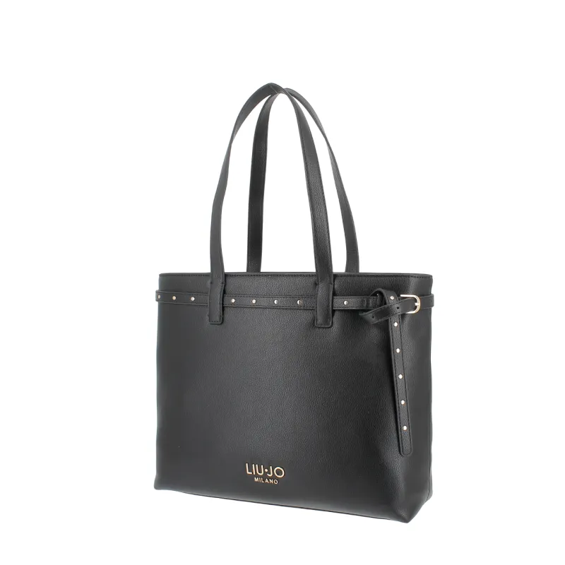 Liu Jo shopping bag with zip, black 2