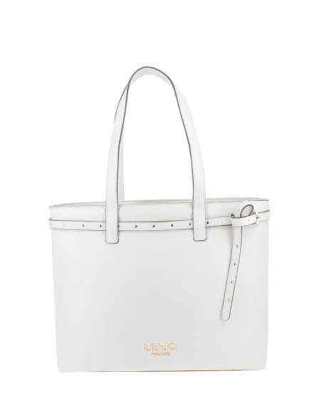 Liu Jo Einkaufstasche mit Reißverschluss, creme