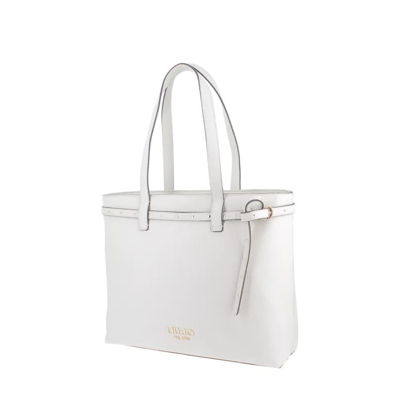 Liu Jo shopping bag with zip, cream 2