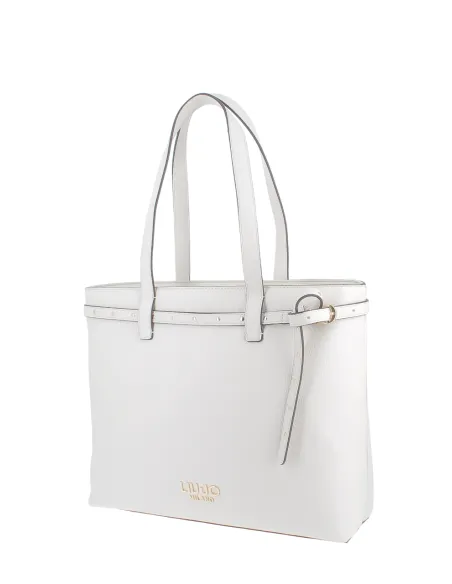 Liu Jo shopping bag with zip, cream