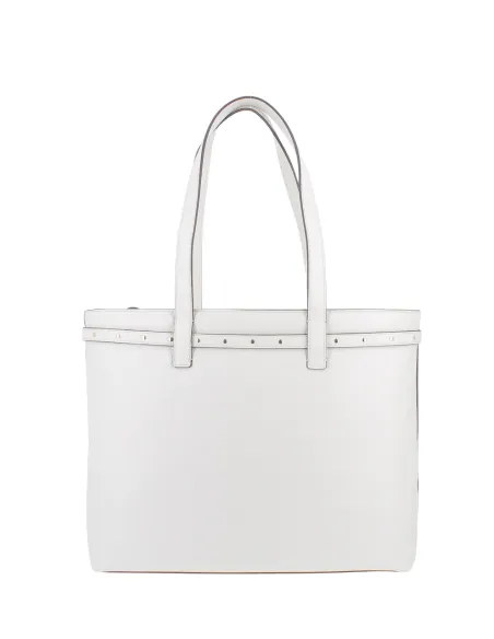 Liu Jo shopping bag with zip, cream