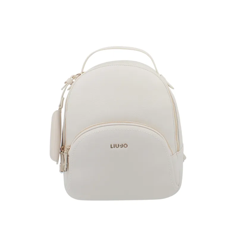 Zaino donna Liu Jo con tasca frontale, crema