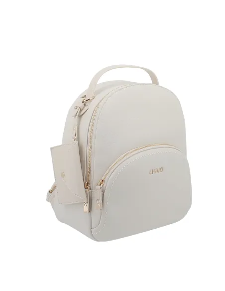 Zaino donna Liu Jo con tasca frontale, crema