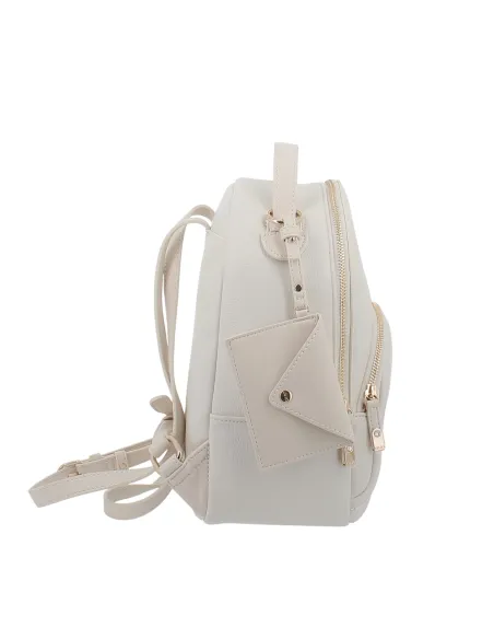 Liu Jo women's backpack with front pocket, cream