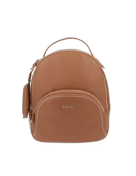 Liu Jo Damen-Rucksack mit Fronttasche, braun