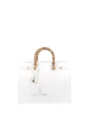Liu Jo bag with handles in bamboo effect, white