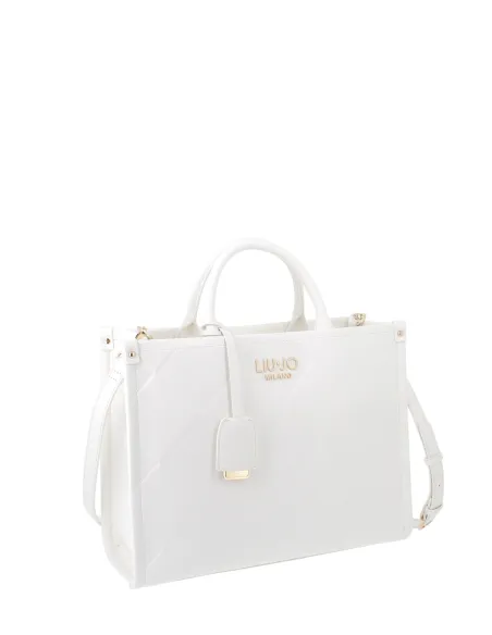 Liu Jo Damen-Handtasche mit Reißverschluss, weiß