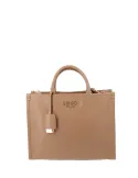 Borsa donna a mano con chiusura con zip Liu Jo, cammello