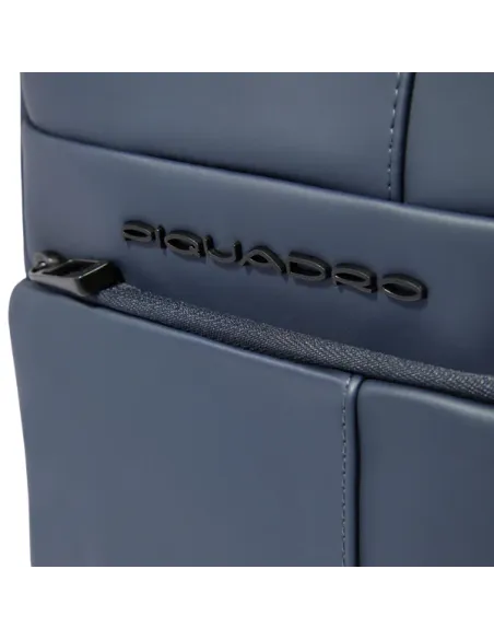 Piquadro Umhängetasche aus wasserdichtem Stoff für Männer, schwarz