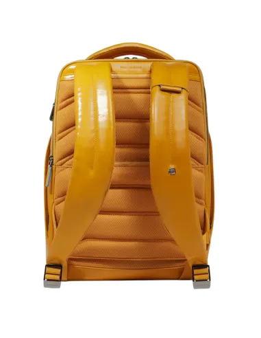 Piquadro Blue Square leather backpack...