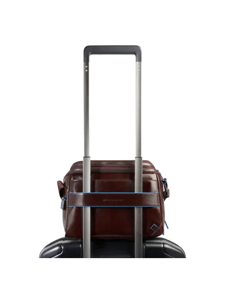 Borsello uomo orizzontale Piquadro Blue Square, mogano