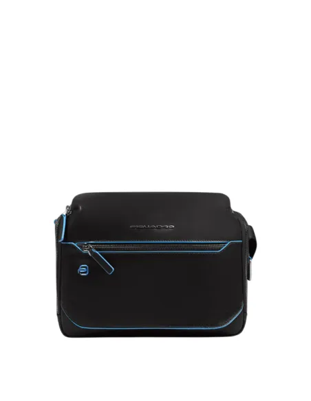 Borsello uomo orizzontale Piquadro Blue Square, nero