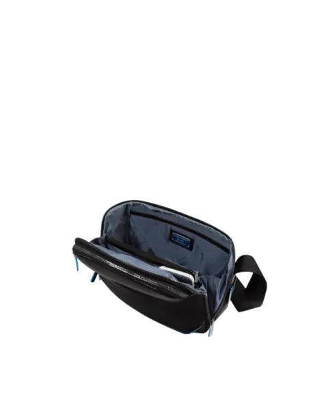 Borsello uomo orizzontale Piquadro Blue Square, nero