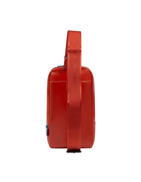 Herren-Umhängetasche Piquadro Blue Square, orange