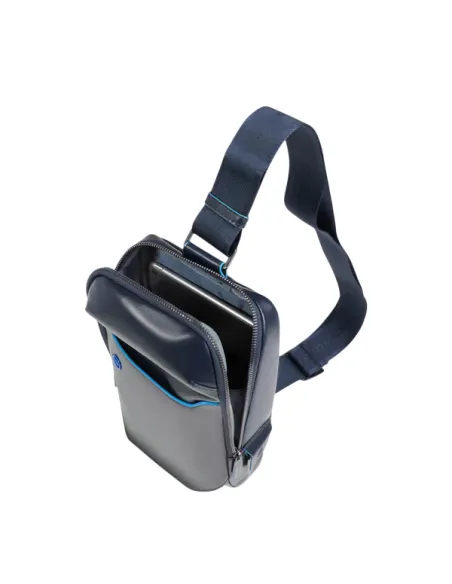 Herren-Umhängetasche Piquadro Blue Square, blau