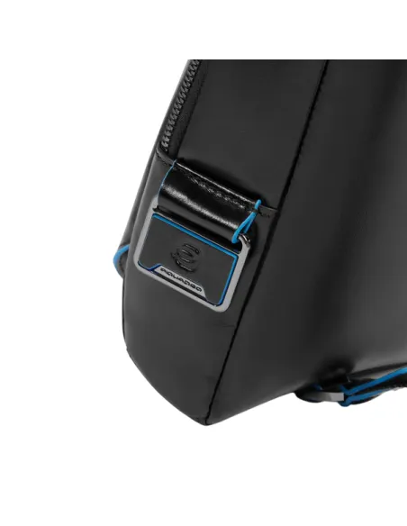 Herren-Umhängetasche Piquadro Blue Square, schwarz