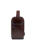 Herren-Umhängetasche Piquadro Blue Square, dunkelbraun