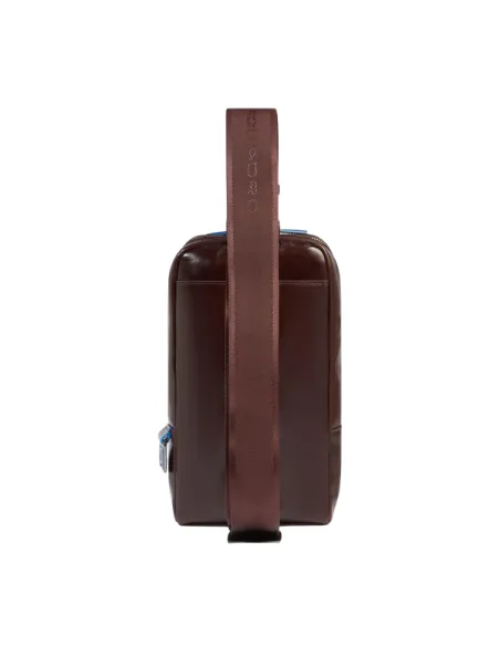 Herren-Umhängetasche Piquadro Blue Square, dunkelbraun