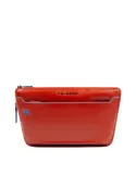 Marsupio Piquadro Blue Square con attacchi tracolla riposizionabili, arancio