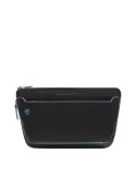 Marsupio Piquadro Blue Square con attacchi tracolla riposizionabili, nero