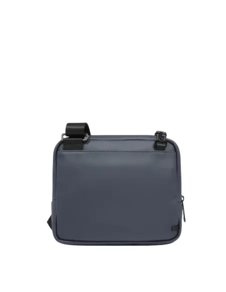Piquadro Corner waterproof horizontal men's cross-body bag, blue