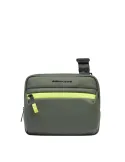 Piquadro Corner waterproof horizontal men's cross-body bag, green
