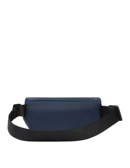 Piquadro Gürteltasche aus recyceltem Stoff, blau