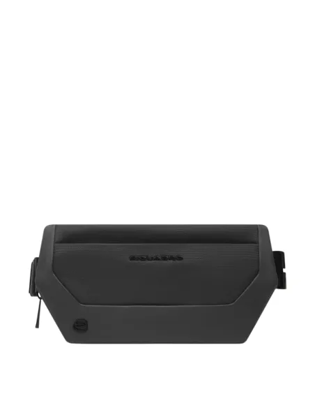 Piquadro Bum Bag in recycled fabric, black