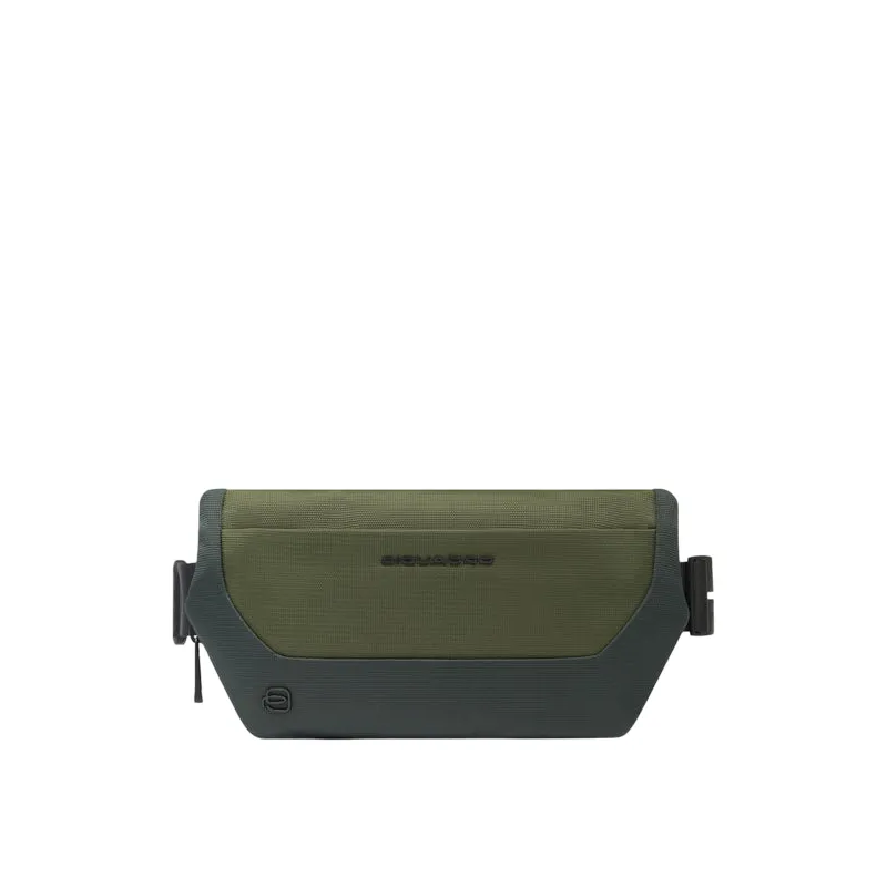 Piquadro Bum Bag in recycled fabric, green